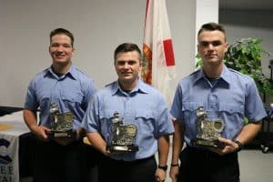 Three high school students win awards from MTC Fire Academy