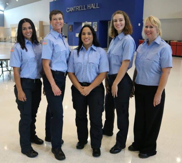 5 female FF grads Jennifer Diaz Jennifer Zach Lissette Fernandez Tiffany Bond and Virginia Register