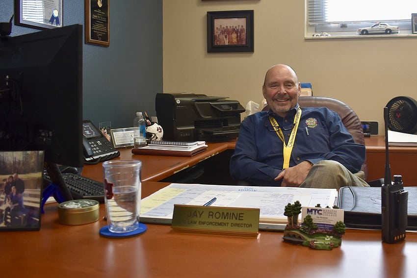 Jay Romine is retiring as director of the Law Enforcement Academy at Manatee Technical College.