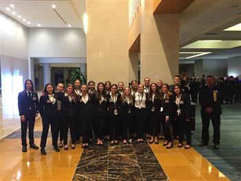 Photo: King Middle School HOSA at State Conference in Kissimmee