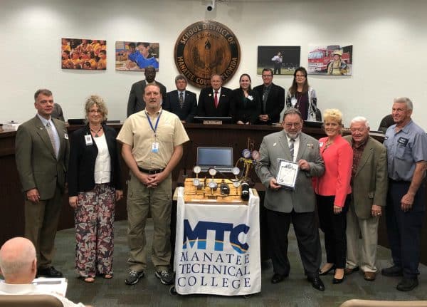 MTC instructor recognized by school board