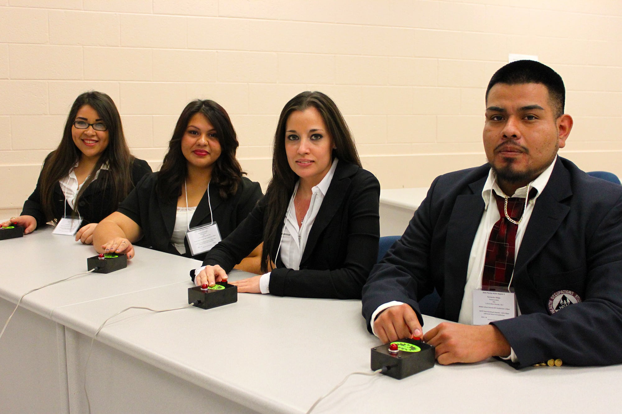 Vidalia-Monsivais%2c-Nancy-Alvarado%2c-Romina-Ronda-Fernando-Mejia-(L-to-R) HOSA Bowl