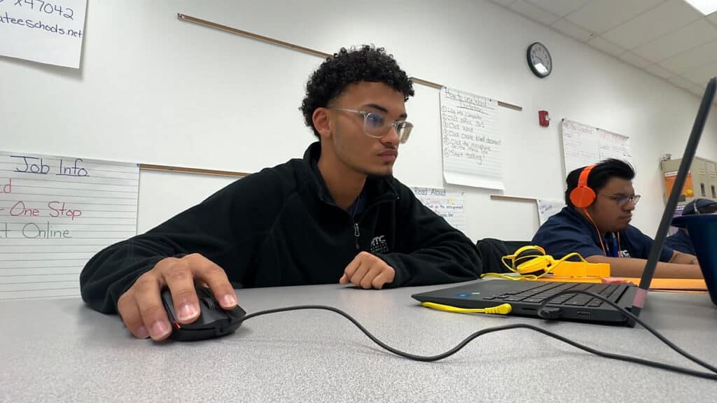 MTC program EDGE Student, Justin Torres